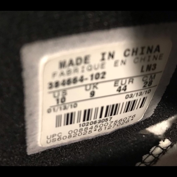 NEW DS 2010 NIKE AIR JORDAN 6 VI White Varsity Red Sz 10 Supreme I IV V VIII XI - Picture 12 of 13